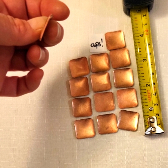 14 Copper Square Gauge for enamelling - Picture 8 of 9